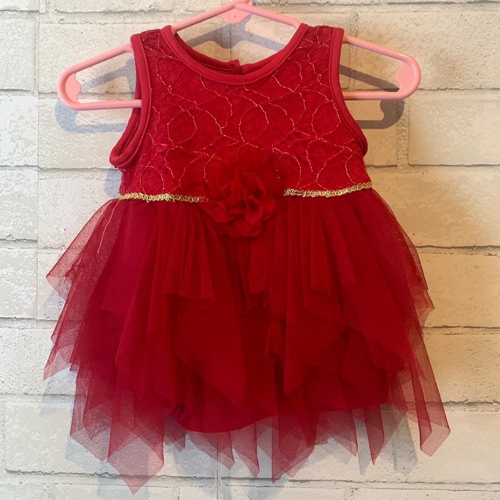 Girl’s Mia & Mimi Holiday Dress 0-3 mths NWOT